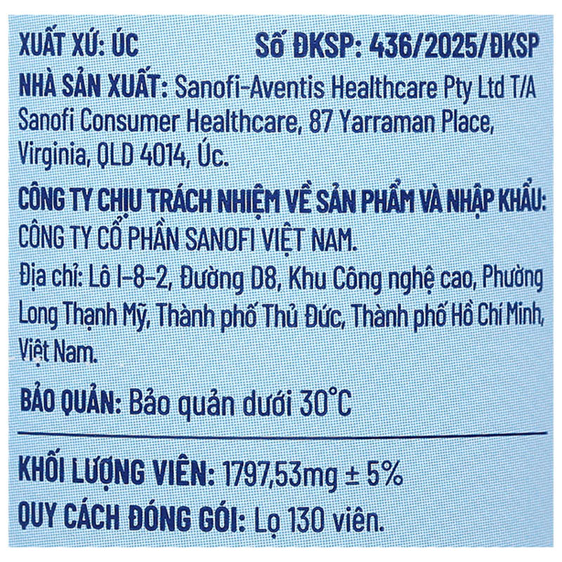 Thực phẩm bảo vệ sức khoẻ: Ostelin Calcium & Vitamin D3 - 14